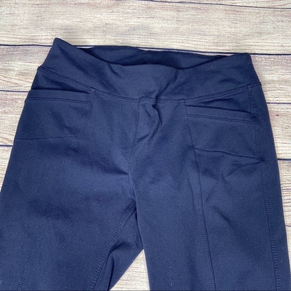 Athleta Blue Cropped Leggings Size S - Picture 3 of 7